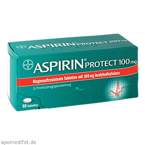 ASPIRIN Protect 100 mg magensaftres.Tabletten