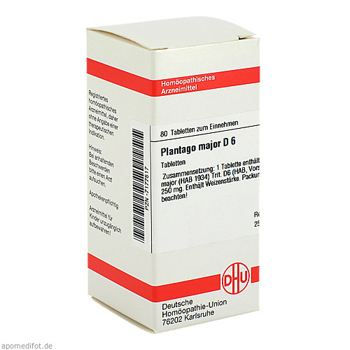 PLANTAGO MAJOR D 6 Tabletten