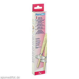 OHRENKERZEN konisch mit Bienenwachs