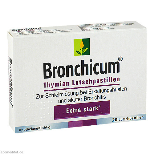 BRONCHICUM Thymian Lutschpastillen