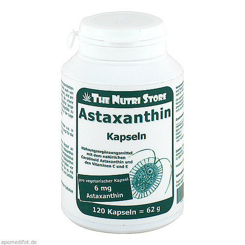 ASTAXANTHIN 6 mg vegetarische Kapseln