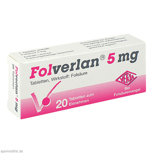 FOLVERLAN 5 mg Tabletten