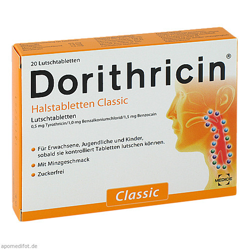DORITHRICIN Halstabletten Classic
