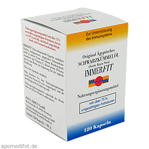 SCHWARZKÜMMELÖL Immerfit Kapseln