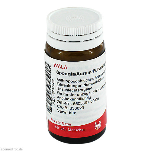 SPONGIA/AURUM/Pulsatilla comp.Globuli