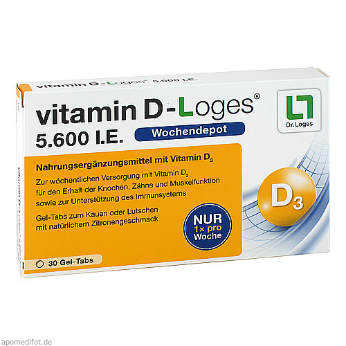 VITAMIN D-LOGES 5.600 I.E. Wochendepot Kautabl.