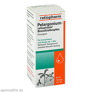 PELARGONIUM-RATIOPHARM Bronchialtropfen