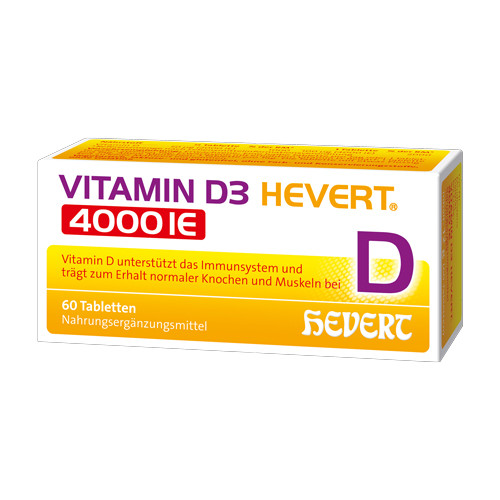 VITAMIN D3 HEVERT 4000 I.E. Tabletten