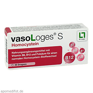 VASOLOGES S Homocystein Dragees