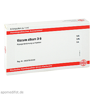 VISCUM ALBUM D 6 Ampullen