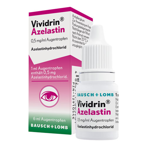 VIVIDRIN Azelastin 0,5 mg/ml Augentropfen