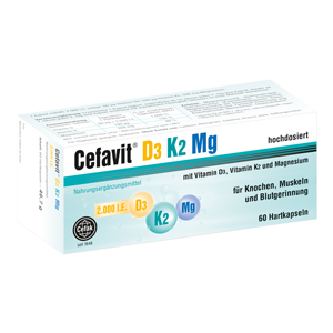 CEFAVIT D3 K2 Mg 2.000 I.E. Hartkapseln