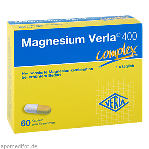 MAGNESIUM VERLA 400 Kapseln