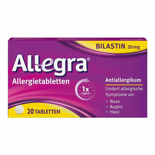 ALLEGRA Allergietabletten 20 mg Tabletten