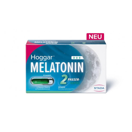 HOGGAR Melatonin DUO Einschlaf-Kapseln