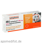 IBU-RATIOPHARM 400 mg akut Schmerztbl.Filmtabl.