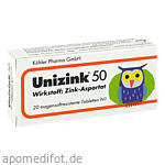 UNIZINK 50 magensaftresistente Tabletten