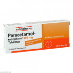 PARACETAMOL-ratiopharm 500 mg Tabletten