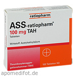 ASS-ratiopharm 100 mg TAH Tabletten