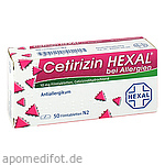 CETIRIZIN HEXAL Filmtabletten bei Allergien