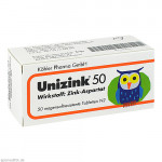 UNIZINK 50 magensaftresistente Tabletten