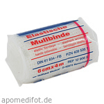 MULLBINDEN elastisch 6 cmx4 m