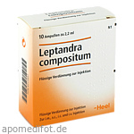 LEPTANDRA COMPOSITUM Ampullen