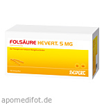 FOLSÄURE HEVERT 5 mg Ampullen