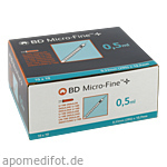 BD MICRO-FINE+ Insulinspr.0,5 ml U100 12,7 mm