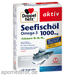 DOPPELHERZ Seefischöl Omega-3 1.000 mg+Fols.Kaps.