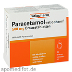 PARACETAMOL-ratiopharm 500 mg Brausetabletten