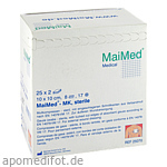 MULLKOMPRESSEN 10x10 cm steril 8fach