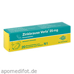 ZINKBRAUSE Verla 25 mg Brausetabletten