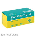 ZINK VERLA 10 mg Filmtabletten