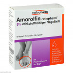 AMOROLFIN-ratiopharm 5% wirkstoffhalt.Nagellack