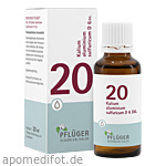 BIOCHEMIE Pflüger 20 Kalium alumin.sulfur.D 6 Tro.