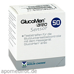 GLUCOMEN areo Sensor Teststreifen