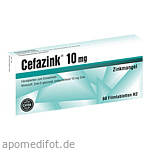 CEFAZINK 10 mg Filmtabletten