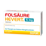 FOLSÄURE HEVERT 5 mg Tabletten